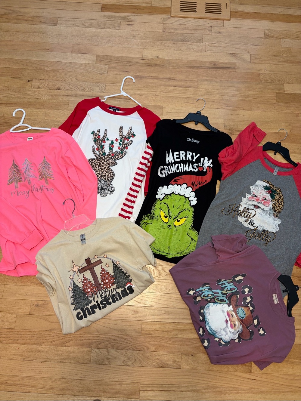 6 bundle Christmas shirts